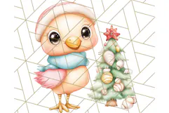 Muted Cute Safari Christmas Animal PNG Clipart, Holiday Png Product Image 2