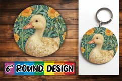 Botanical Farm Animal Keychain Product Image 1