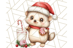 Christmas Baking Critters PNG Clipart, Cute Animals Holiday Product Image 2