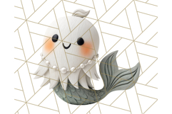 Cute Halloween Ghost Clipart Costume PNG, Halloween Png Product Image 2