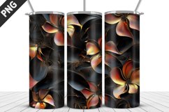 Flowers Tumbler Wrap | Sublimation Design | Tumble PNG Product Image 1