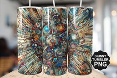 Stained On Stained Glass Tumbler Warp - Tumbler Design Product Image 1