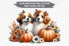 Halloween Dog - Halloween clipart Sublimation PNG Design Product Image 1
