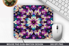Flowers Mouse Pad Sublimation, Summer Mouse Pad PNG Product Image 1