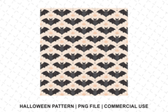 Halloween Bats Pattern Png | Sublimation | Digital Paper Product Image 1