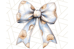 Watercolor Summer Bow Clipart PNG, Coquette Bright Bow Png Product Image 2
