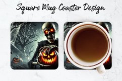 Halloween Mug coaster | Coaster | Sublimation Design Product Image 1