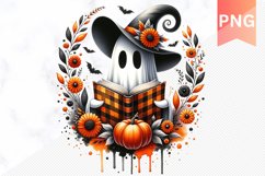Halloween Ghost Sublimation - Halloween Clipart PNG Design Product Image 1