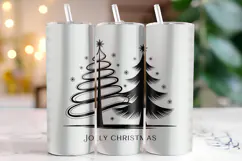 Jolly Christmas Tumbler Wrap | Christmas Wrap Product Image 2
