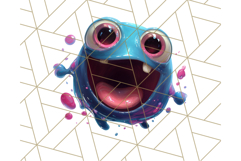 Slime Monster Clipart, Colorful Goo Graphics Png Product Image 2