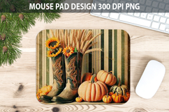 Boots Mouse pad Sublimation - Thanksgiving PNG Design Product Image 1