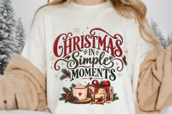 Christmas in Simple Moments PNG, Cozy Holiday Coffee & Gift Product Image 3