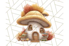 Autumn Treehouse & Woodland Cabin PNG Clipart Product Image 2