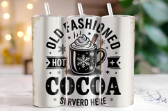 Old Fashioned Hot Cocoa Tumbler Wrap | Christmas Product Image 1