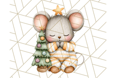 Christmas Pets in Pajamas Clipart PNG, Christmas Png Clipart Product Image 2