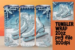 FLAWLESS 20oz Tumbler Graphic , 3D Xmas Product Image 1
