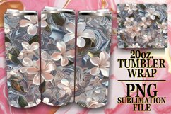 Vibrant Flower Pattern Sublimation Product Image 1