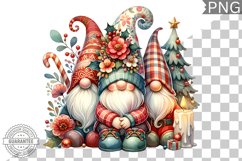 Christmas Gnome Sublimation - Clipart PNG Design Product Image 1