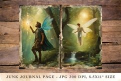 Printable Junk Journal Pages man fairy angel 3 Product Image 1
