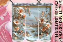 Garden Grandeur Tumbler Sublimation 20oz Product Image 1