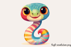 Quirky Safari Animals Clipart PNG Product Image 1