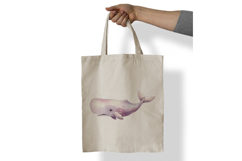 Cute Sperm Whale Deep Sea Animal PNG Summer Product Image 7