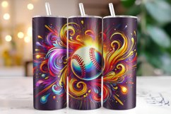 Baseball Tumbler Wrap | Sublimation | Tumblers Product Image 1