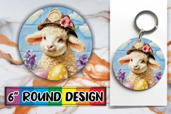 Springtime Circle Sublimation Designs Product Image 1