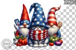 4th of July kitchen Cat Sublimation - 4th of July Cat Product Image 1