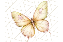 Pastel Fairies and Butterflies PNG, Spring Fantasy Clipart Product Image 2