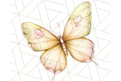 Pastel Fairies and Butterflies PNG, Spring Fantasy Clipart Product Image 2