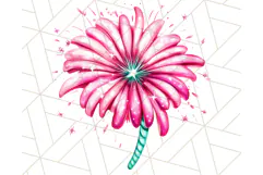 Pink Summer Clipart, Cute Beach Icons, Aesthetic PNG Product Image 2
