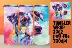 Vibrant Dog Impressions Tumbler Product Image 1