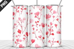 Lovely Hearts Tumbler Design | Valentine&#039;s Day Tumbler Wrap Product Image 2