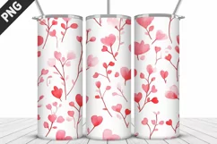 Lovely Hearts Tumbler Design | Valentine's Day Tumbler Wrap Product Image 2