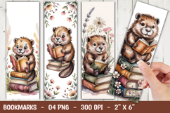 Cute Bear Bookmark Sublimation Product Image 1