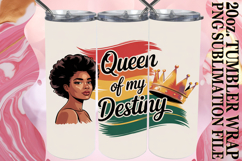 PRESENT OF SERENITY 20oz TUMBLER WRAP, Juneteenth Product Image 1