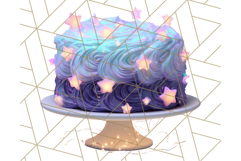Realistic Halloween Cake Clipart PNG, Spooky Desserts Product Image 2