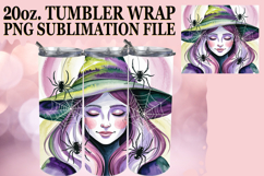 Cheerful Days 20oz tumbler wrap, Halloween Product Image 1