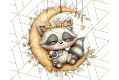 Woodland Nursery Baby Animals Clipart, Cute Animals Png Product Image 2