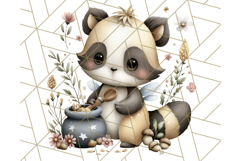 Forest Fairy Garden Creatures PNG, Whimsical Woodland Art Product Image 2