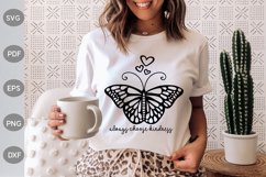 Always Choose Kindness - Butterfly SVG Design Product Image 1