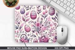 Flowers Mouse Pad Sublimation, Spring Mouse Pad PNG Design Product Image 1