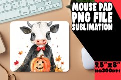 Funny Halloween Cow Mouse Pad for PNG Product Image 1