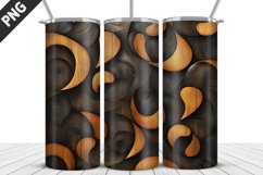 Wood Carving Tumbler Wrap | Sublimation Design | Tumbler PNG Product Image 1