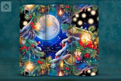 4 Christmas Seamless Tumbler Wrap 20 oz Product Image 2