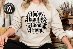 Happy Haunting And To All - Halloween t-shirt Design Product Image 1