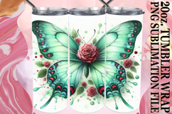 ENCHANTING MOMENTS 20oz TUMBLER WRAP, Butterfly Product Image 1
