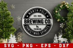 Christmas Sign Svg, Farmhouse Svg, Vintage Christmas Svg Product Image 1