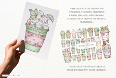 Spring Coffee Cups Clipart Product Image 6